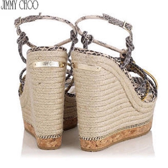 Jimmy Choo Platform Wedges. Size 7.5. Great condition. - Picture 2 of 5